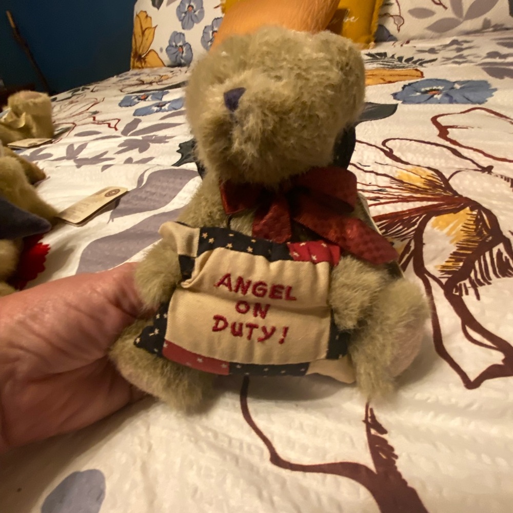 Boyds Bears Green and Red Small Pet Plush